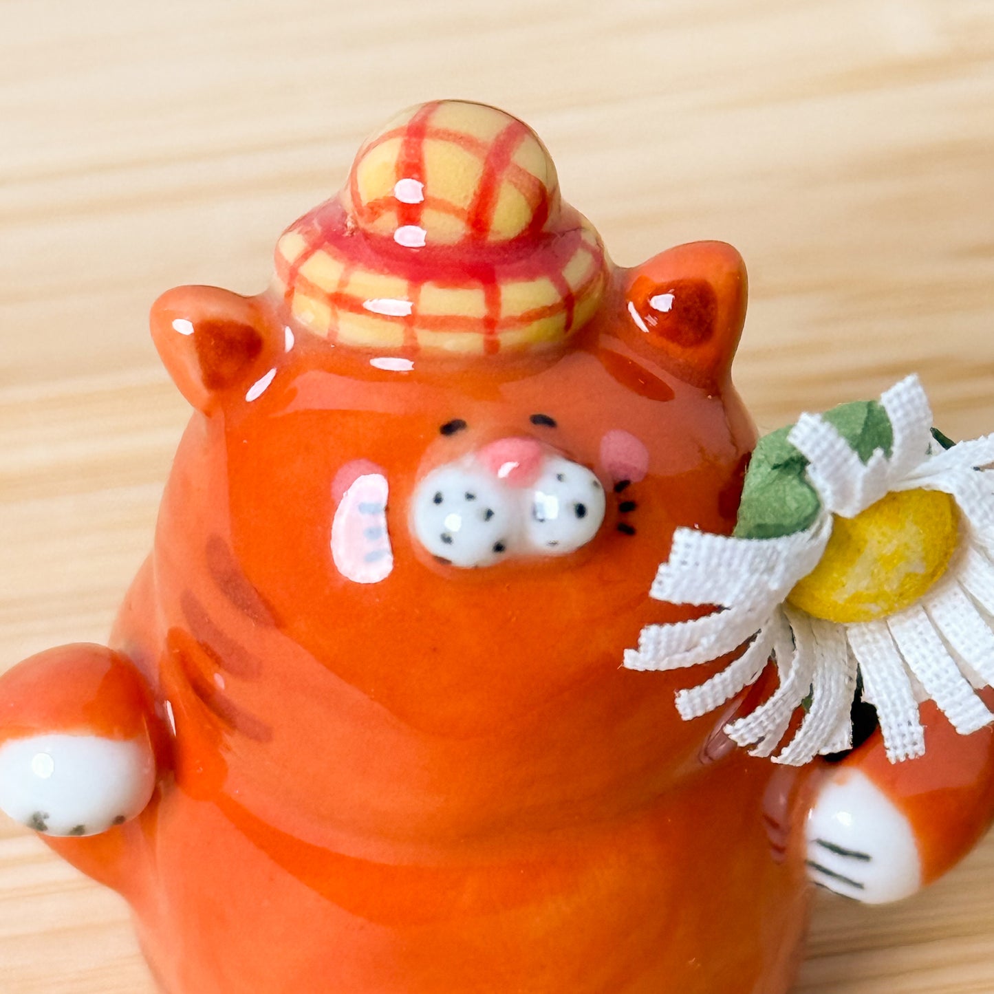 Pumpkin Cat Figurine