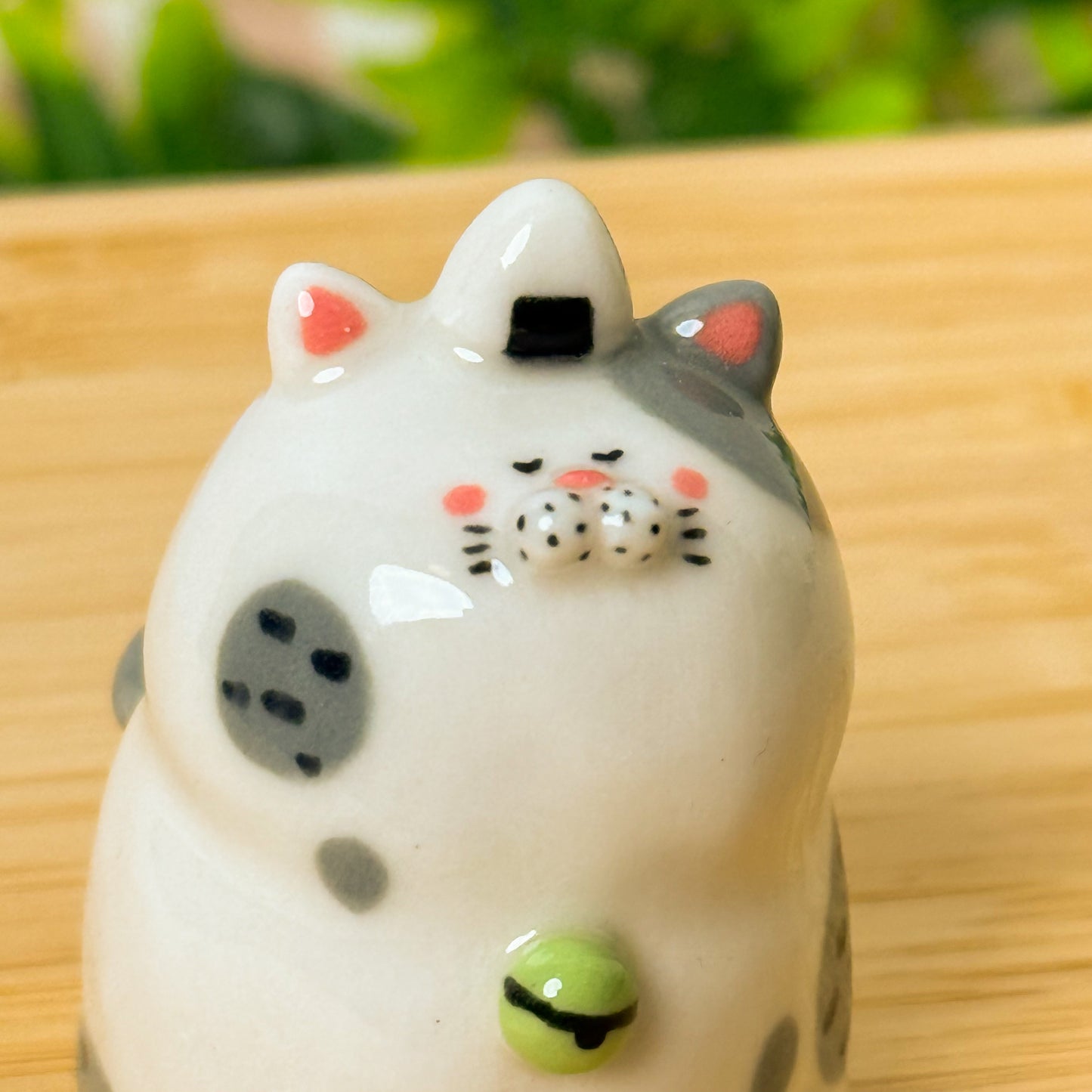 Snowball Cat Figurine