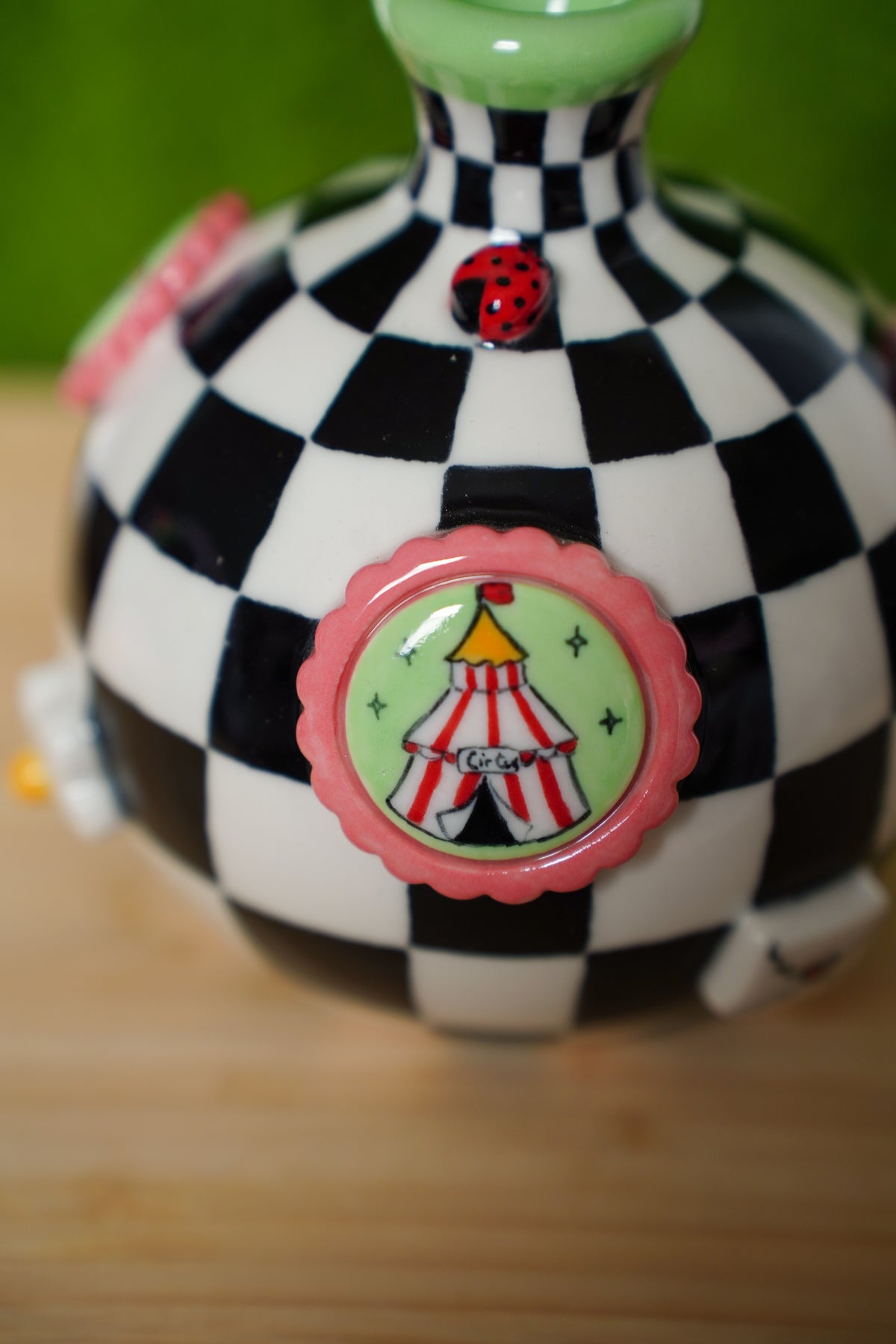 Stamp Vase Circus Theme