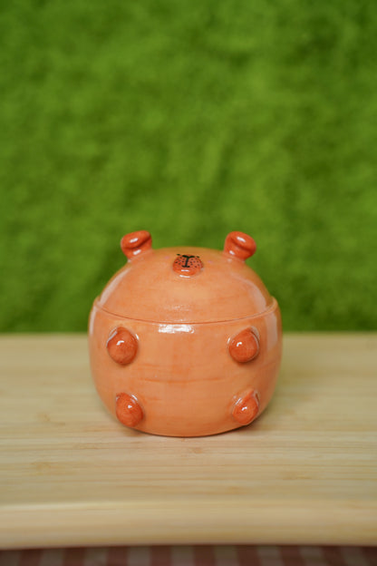Guinea Pig Jar Brown