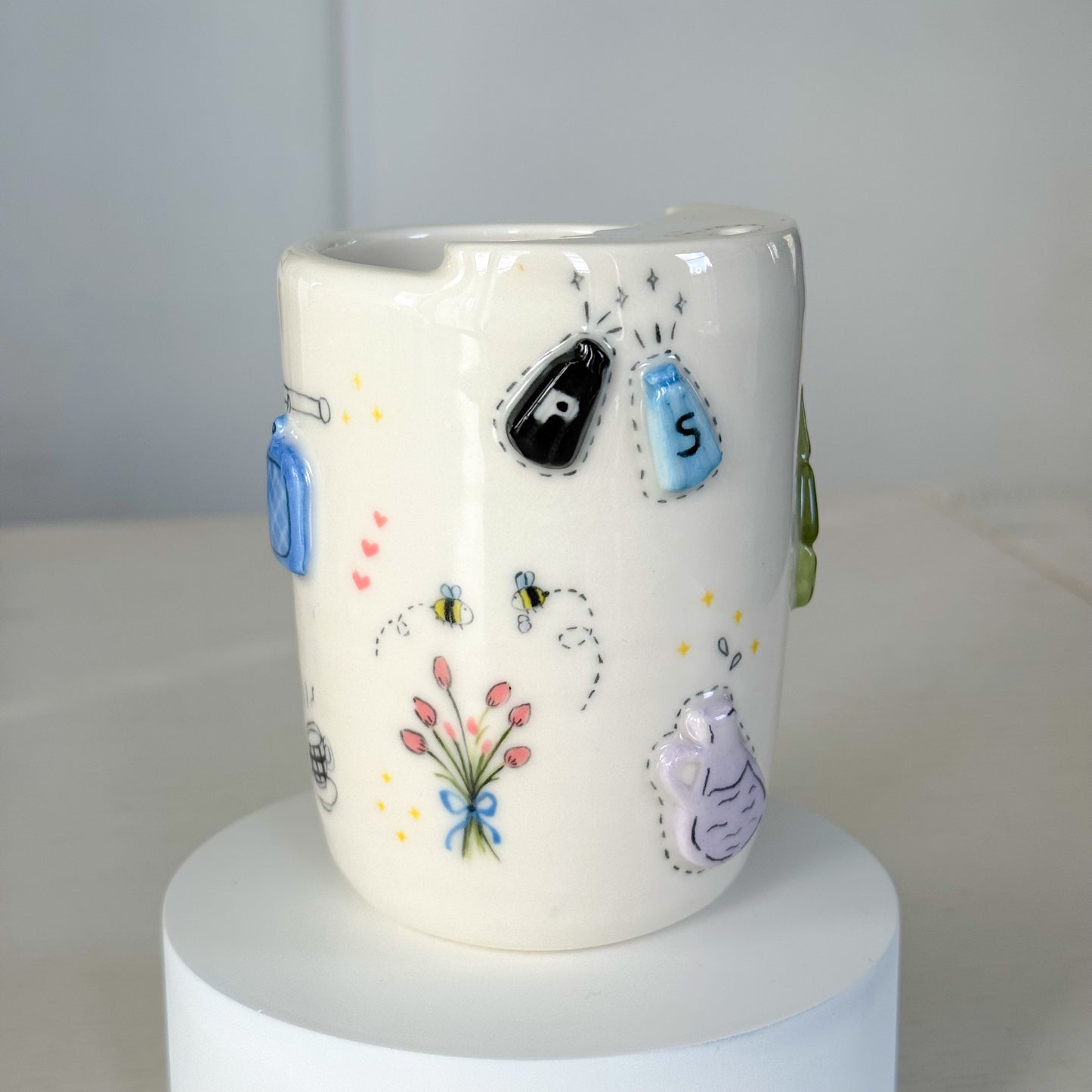 Breakfast Travel Mug Bluebell