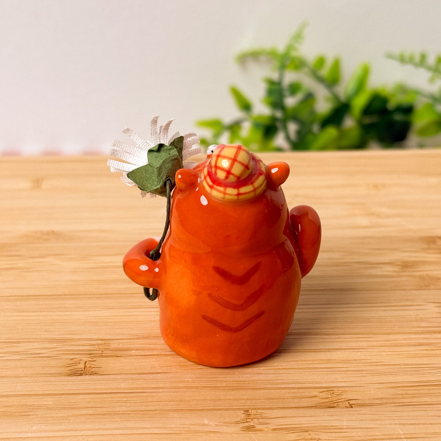 Pumpkin Cat Figurine